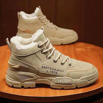 Elegant Men's Leather Boots Classic Design