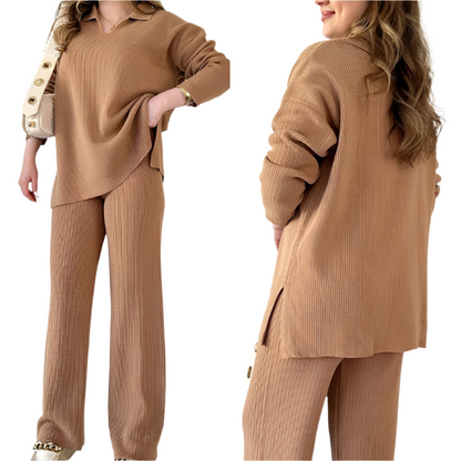 Comfortable Plus Size Loungewear Two-Piece Set