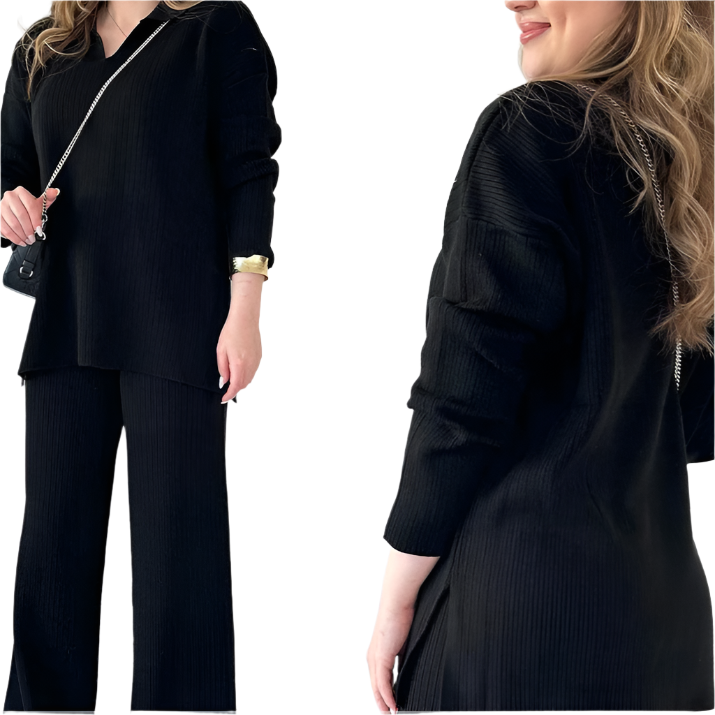 Comfortable Plus Size Loungewear Two-Piece Set