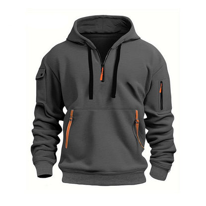 Men's Hooded Sweatshirt Sporty Zipper