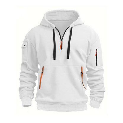 Men's Hooded Sweatshirt Sporty Zipper