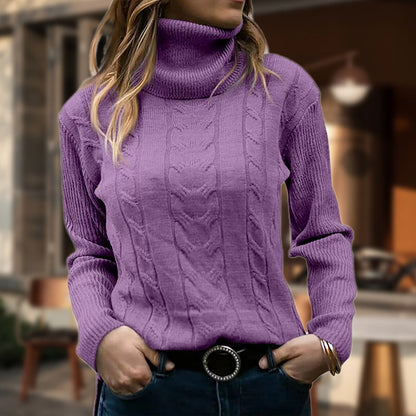 Women's Elegant Long Sleeve Turtleneck