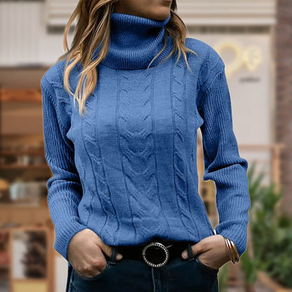 Women's Elegant Long Sleeve Turtleneck