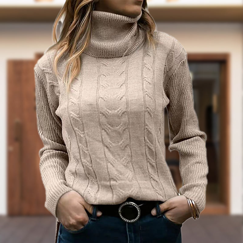 Women's Elegant Long Sleeve Turtleneck