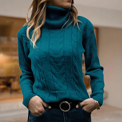 Women's Elegant Long Sleeve Turtleneck