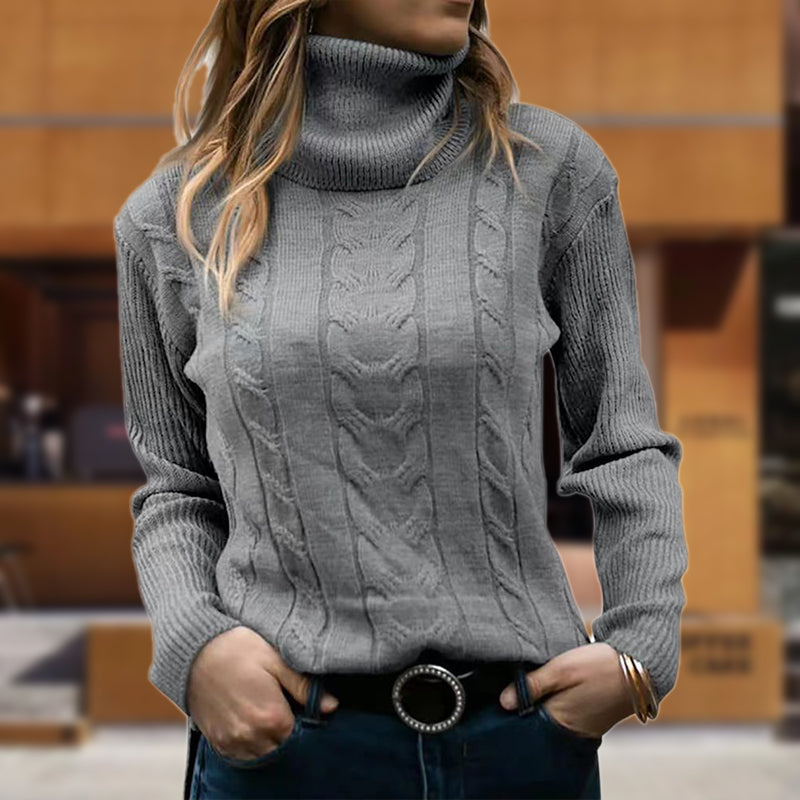 Women's Elegant Long Sleeve Turtleneck