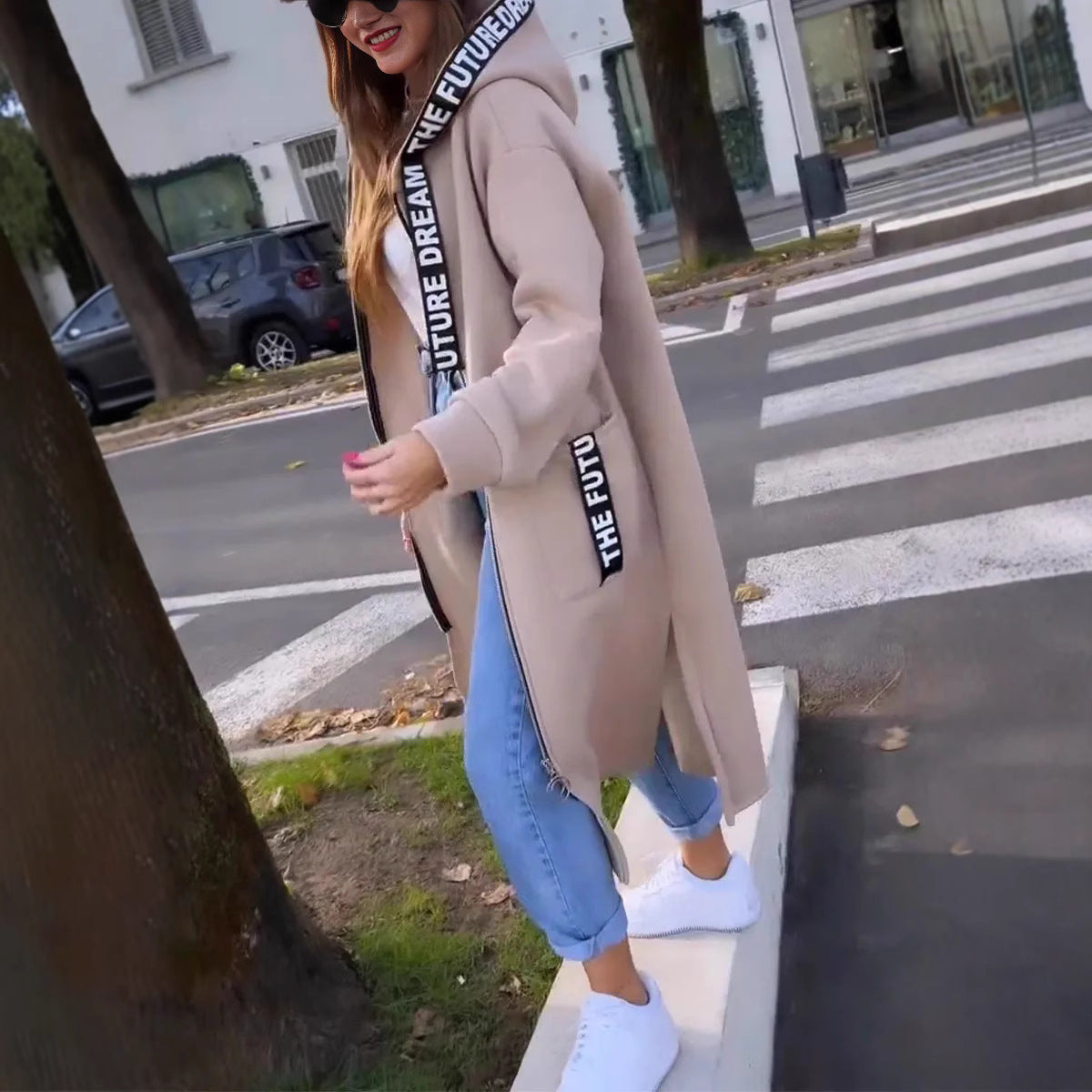 Classic Long Hooded Sweatshirt