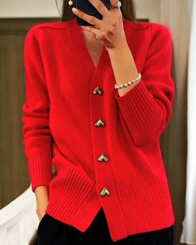 Women's Oversized Knit Cardigan Generous