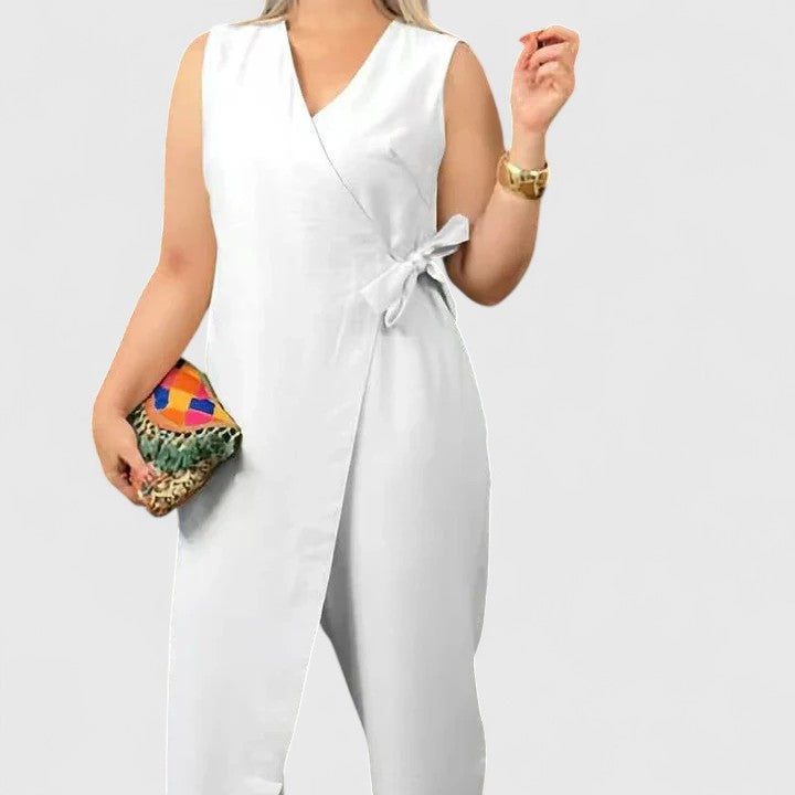 Women's Jumpsuit Summer Wrap Design