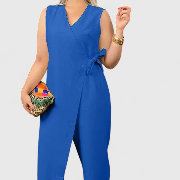 Women's Jumpsuit Summer Wrap Design