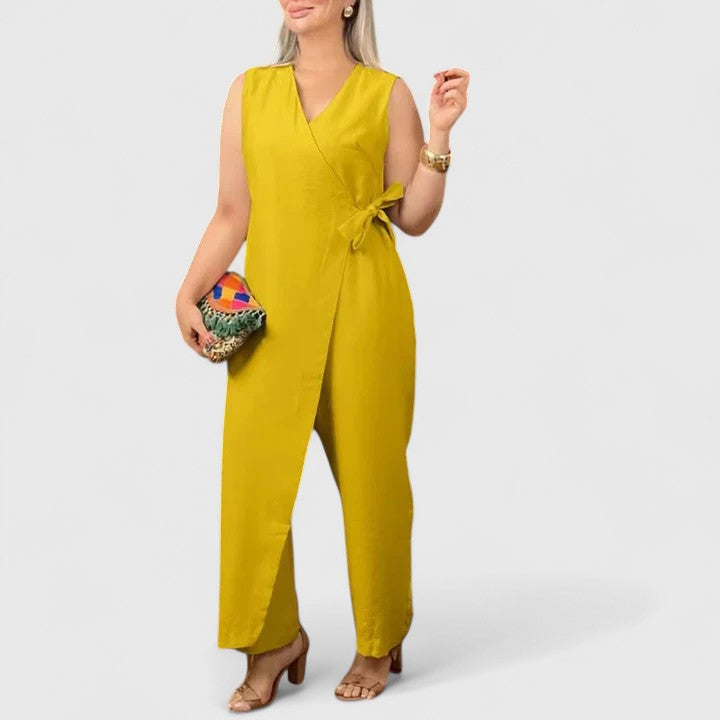 Women's Jumpsuit Summer Wrap Design