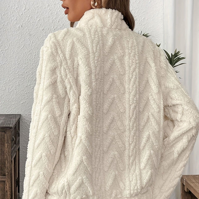 Moderner Pullover Mit Reißverschluss - IdealeKleiden