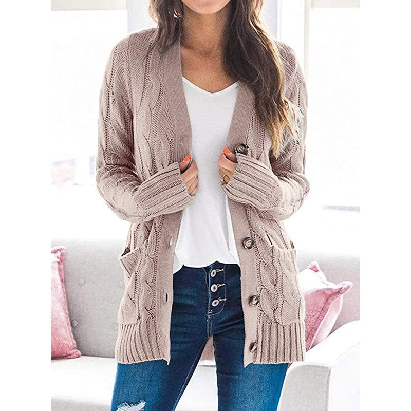 Damen Strickjacke Bequem Vielseitig