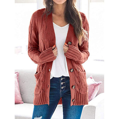 Damen Strickjacke Bequem Vielseitig