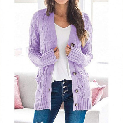 Damen Strickjacke Bequem Vielseitig