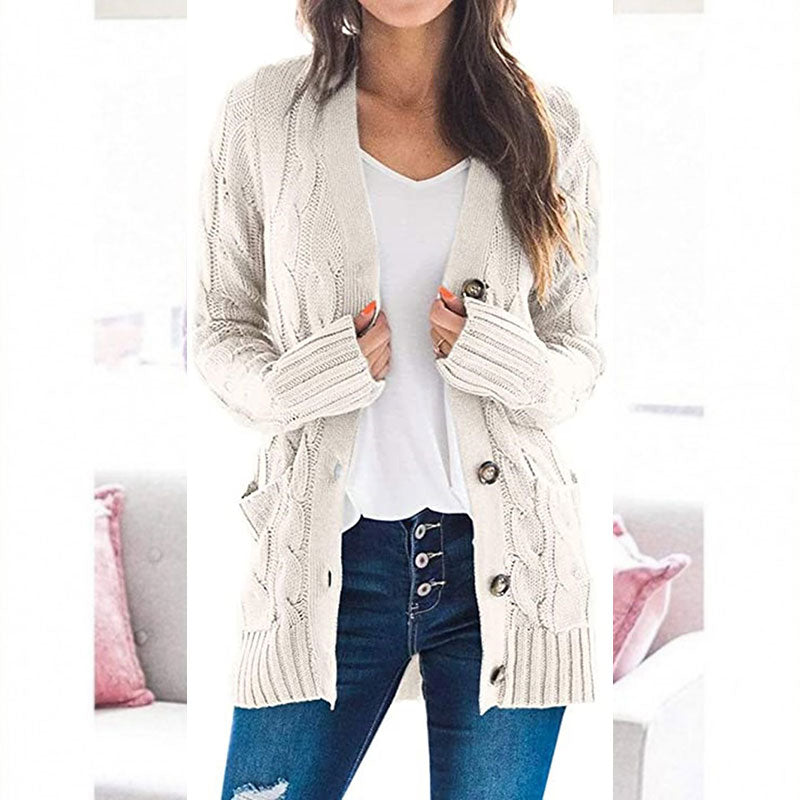 Damen Strickjacke Bequem Vielseitig