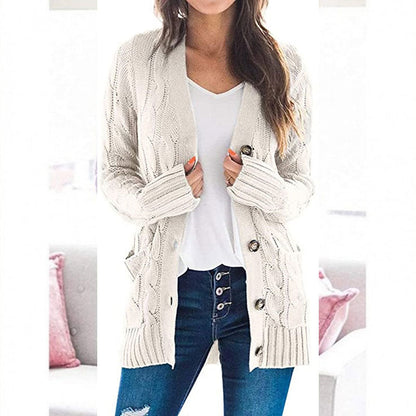 Damen Strickjacke Bequem Vielseitig