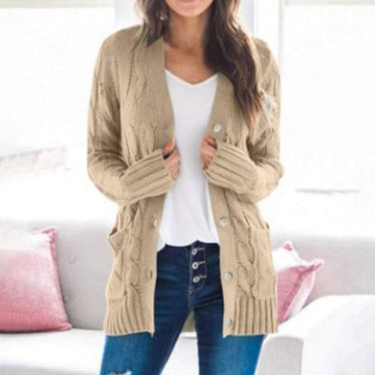 Damen Strickjacke Bequem Vielseitig