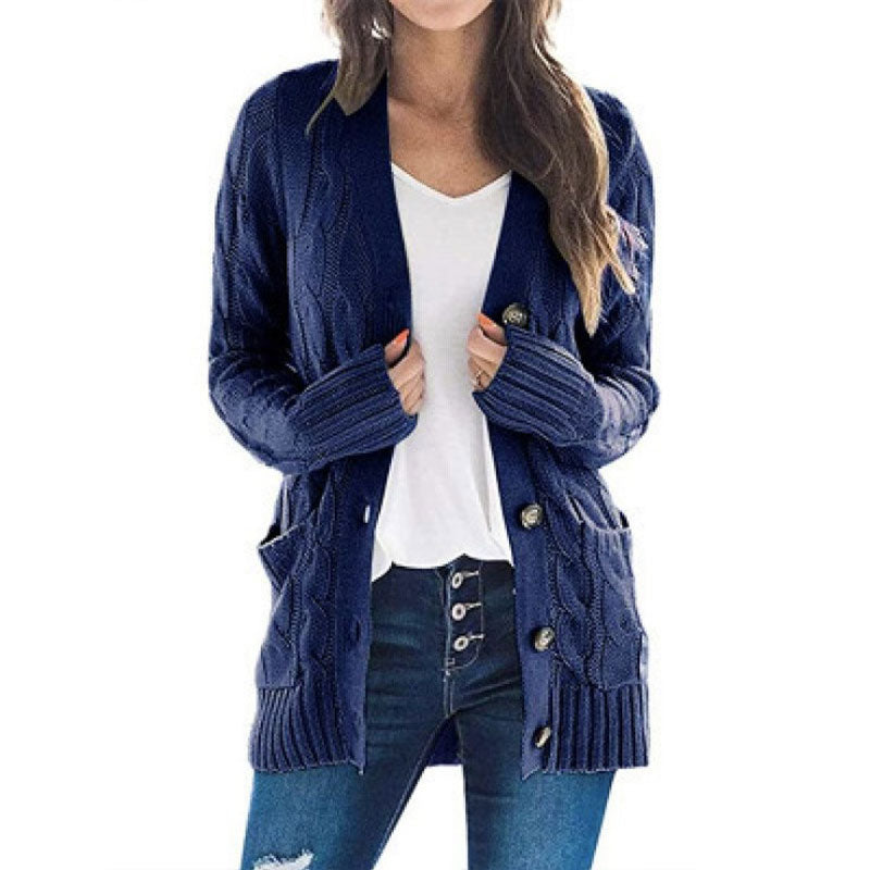 Damen Strickjacke Bequem Vielseitig
