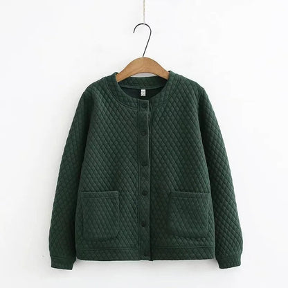 Plus Size Cardigan Spring Plaid