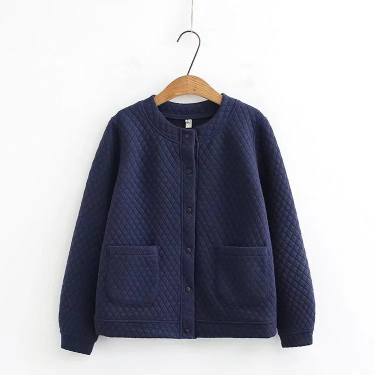 Plus Size Cardigan Spring Plaid