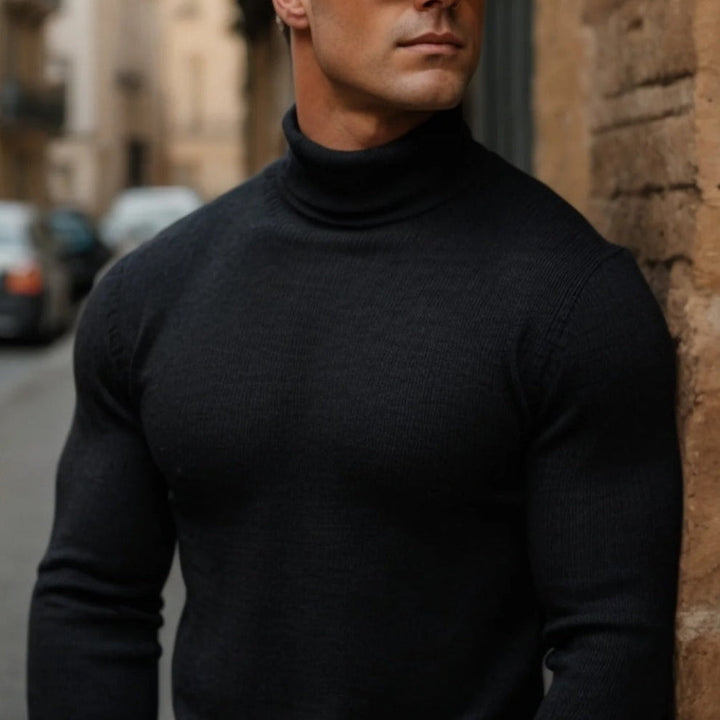 Bequemer Herren Pullover Weich Baumwolle - IdealeKleiden