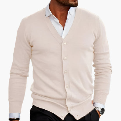 Stylish Cardigan V-neck Elegance