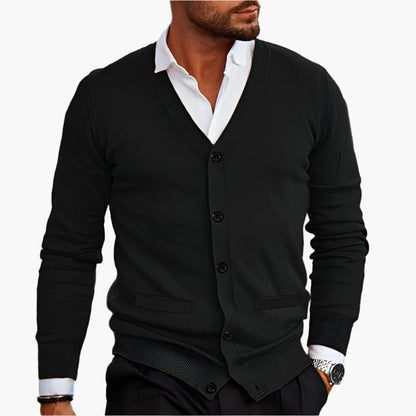 Stylish Cardigan V-neck Elegance