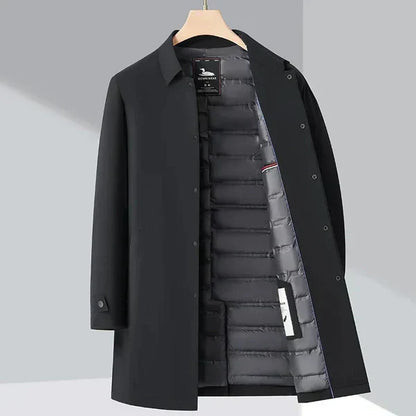 Herren Stehkragenjacke Einfarbig Modern Design