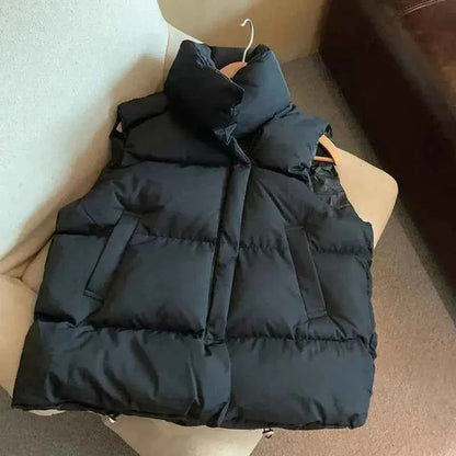 Women's Quilted Vest Warm Elegant