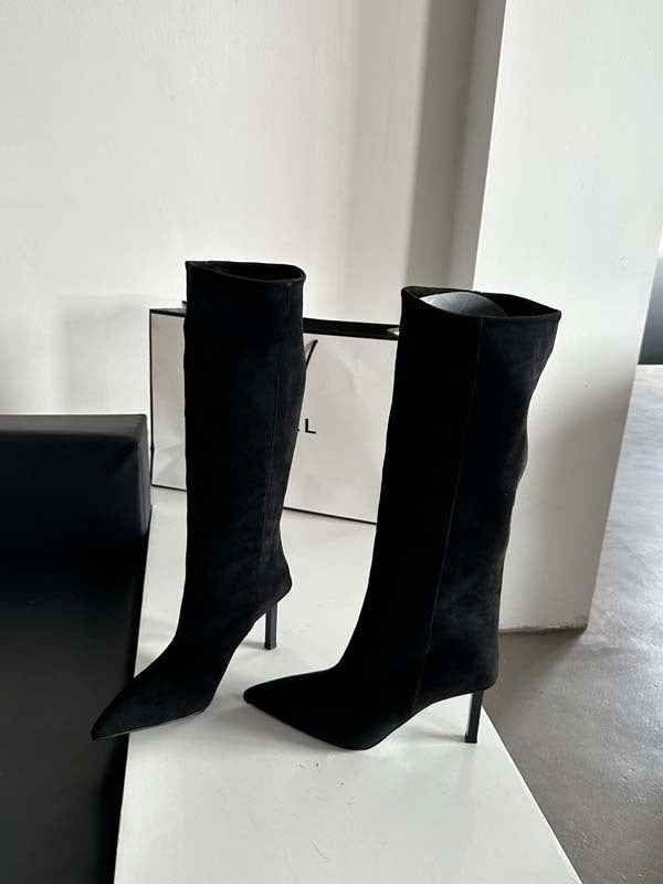 Women's Boots Suede Look Elegant