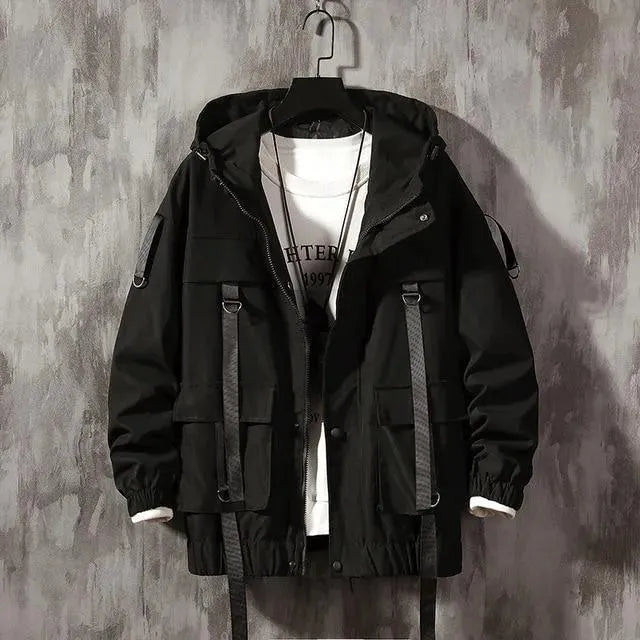 Streetwear Windbreaker Jacket Safari Style