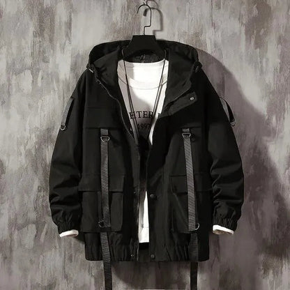 Streetwear Windbreaker Jacket Safari Style
