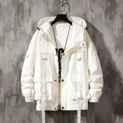 Streetwear Windbreaker Jacket Safari Style