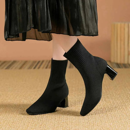 Stretch boot comfort shoe