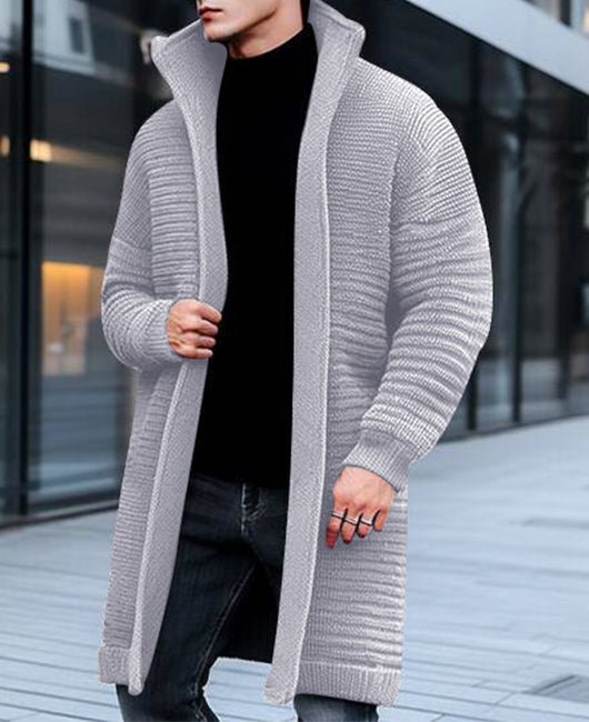 Herren Strickjacke Lang Modern