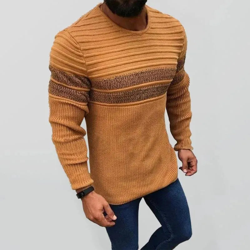 Men's Round Neck Casual Sweater
