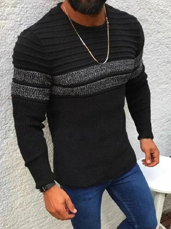 Men's Round Neck Casual Sweater
