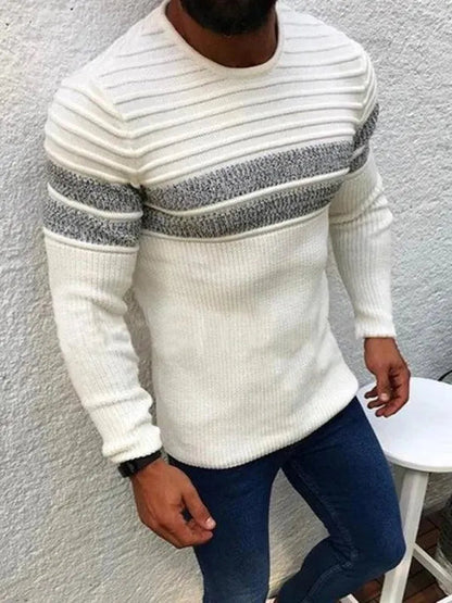 Men's Round Neck Casual Sweater