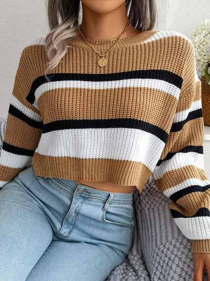 Striped Women's Crop Top