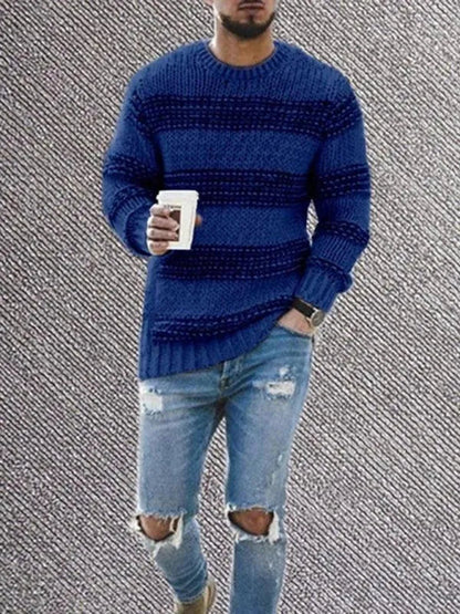 Men's Round Neck Jumper Modern