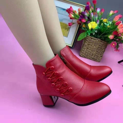 Stilvolle Ankle Boots Damen Hochzeitsschuhe