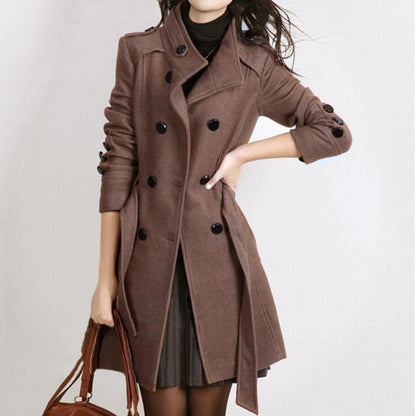 Fashionable Women's Jacket Belt Cut