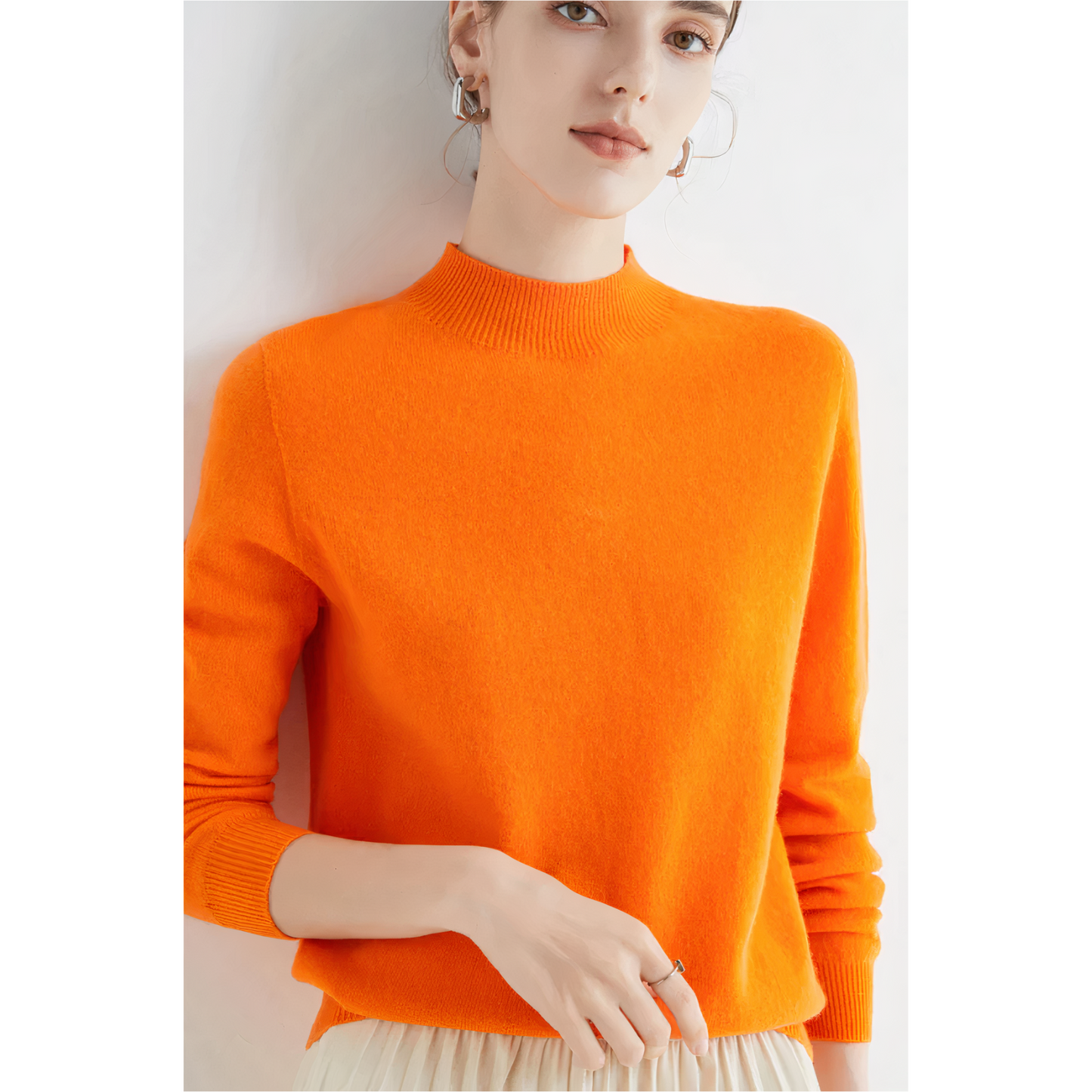 Elegant Women's Cashmere Soft Sweaters