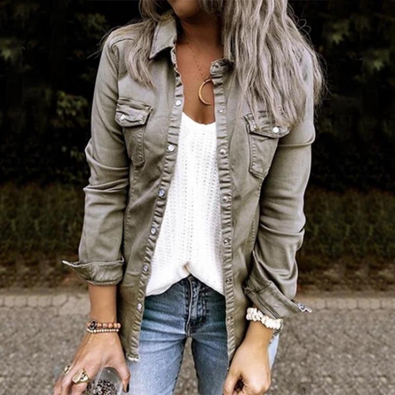 Fashionable Women's Denim Jacket Comfortable & Stylish