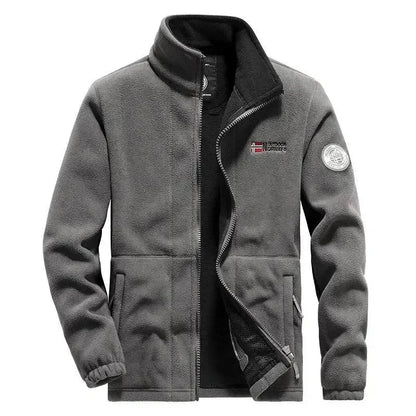 Stylish Men's Jacket Warm Fleece Winter