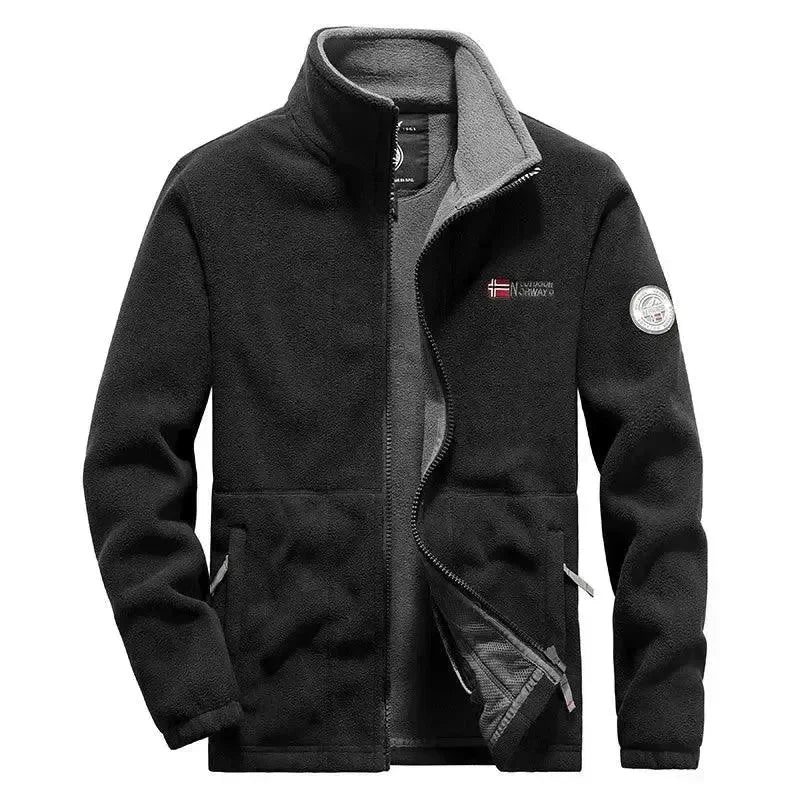 Stylish Men's Jacket Warm Fleece Winter