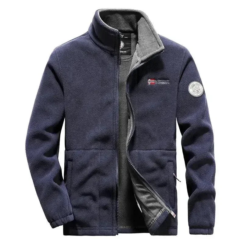 Stylish Men's Jacket Warm Fleece Winter