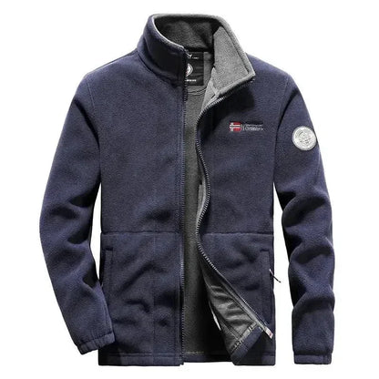 Stylish Men's Jacket Warm Fleece Winter