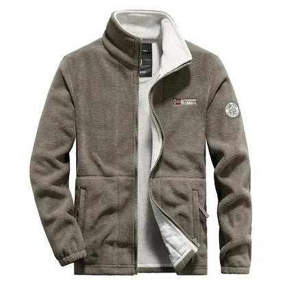 Stylish Men's Jacket Warm Fleece Winter